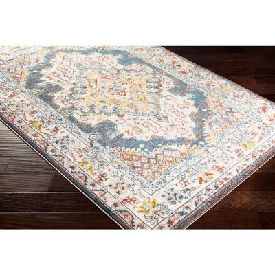Var Traditional Multicolor Polypropylene Area Rug 5'3" x 7'3"