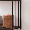 41.3'' Narrow Console Table - Industrial Style and 2 Tier Storage Shelves, Open Storage Entryway Stand Frame, Sofa Table Furniture - 4 of 4