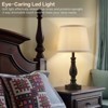 GTCLIGHTING Table Lamps Set of 2,Dimmable Touch Lamps for Bedroom with USB Charging Ports, Modern Small Lamp for Nightstand, Living Room,Office - 3 of 4