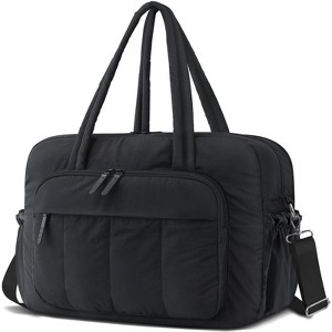 Generic Multi-Pocket 35L Duffel Bag - Water-Resistant Gym & Travel Carry-On for Women - 1 of 4