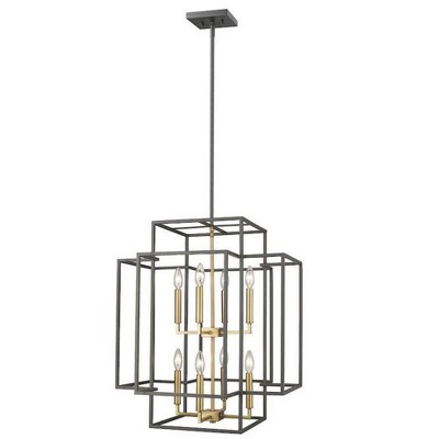 Z-Lite Titania 8 - Light Chandelier in  Bronze/Olde Brass