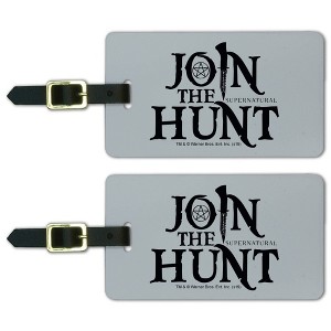 Supernatural Join The Hunt Luggage ID Tags Set of 2 - 1 of 4