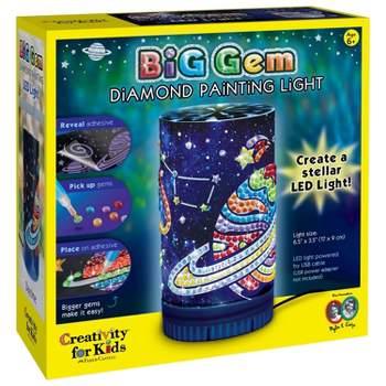 Gem Art Kids Diamond Painting Kit - Big 5D Gems - Arts and Crafts for Girls  and Boys Ages 6-12 - Gem Painting Kits - Best Tween Gift Ideas for Age 4 5  6 7 8 9 10-12 6-8