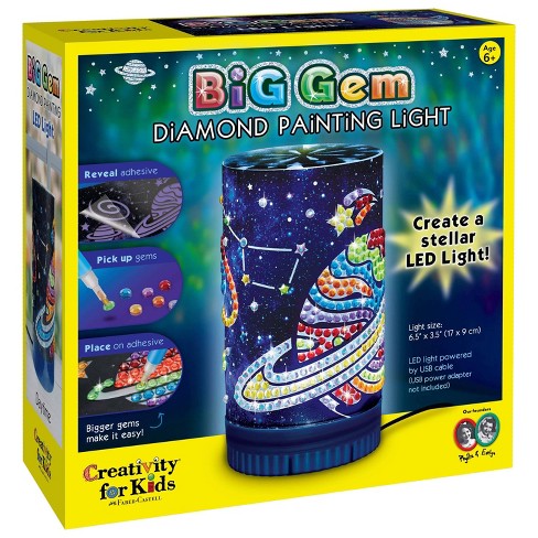 Big Gem Diamond Painting Kit Arts and Crafts for Kids Ages 8-12