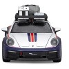 Porsche 911 Dakar #953 "Roughroads Porsche" Blue & White w/Stripes & Roof Rack "Race" Series 1/24 Die Cast Model Car by Bburago - 4 of 4