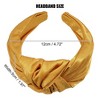 Unique Bargains Women's Shiny Knotted Wide Headband 1 Pc - 4 of 4
