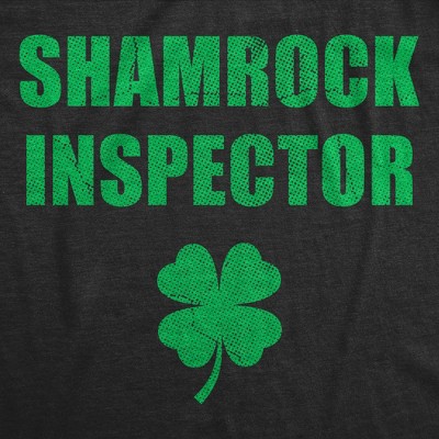 Мужские футболки Crazy Dog T-Shirts, Inc. Mens Funny T Shirts Shamrock Inspector Sarcastic St Patricks Day Tee For Men - Crazy Dog Men's T Shirt for Saint Patrick's Day Black S — фото 2