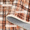 Washable Non-Slip Plaid Carpet - Farmhouse Living Room & Bedroom Rug, Soft Office Decor - 3 of 4