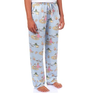 The Wizard of Oz Pajama Pants Women's Follow The Yellow Brick Road Bottoms - 1 of 4