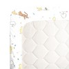 NoJo Disney Winnie the Pooh Classic Pooh 100% Cotton Fitted Crib Sheet in Ivory, Butter, Aqua and Orange - 3 of 3