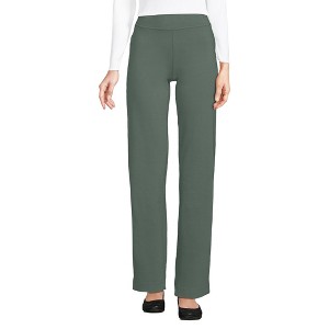 Lands' End Women's Starfish Mid Rise Straight Leg Pants - 1 of 4