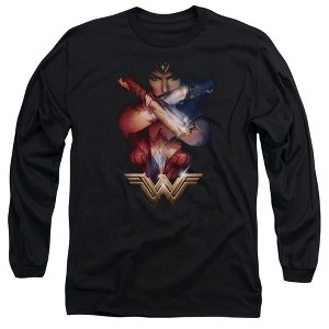 Men’s Wonder Woman Movie Arms Crossed Long Sleeve T-Shirt - 1 of 4