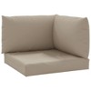 vidaXL Pallet Cushion Taupe Oxford fabric (100% polyester) Cushion - 2 of 4
