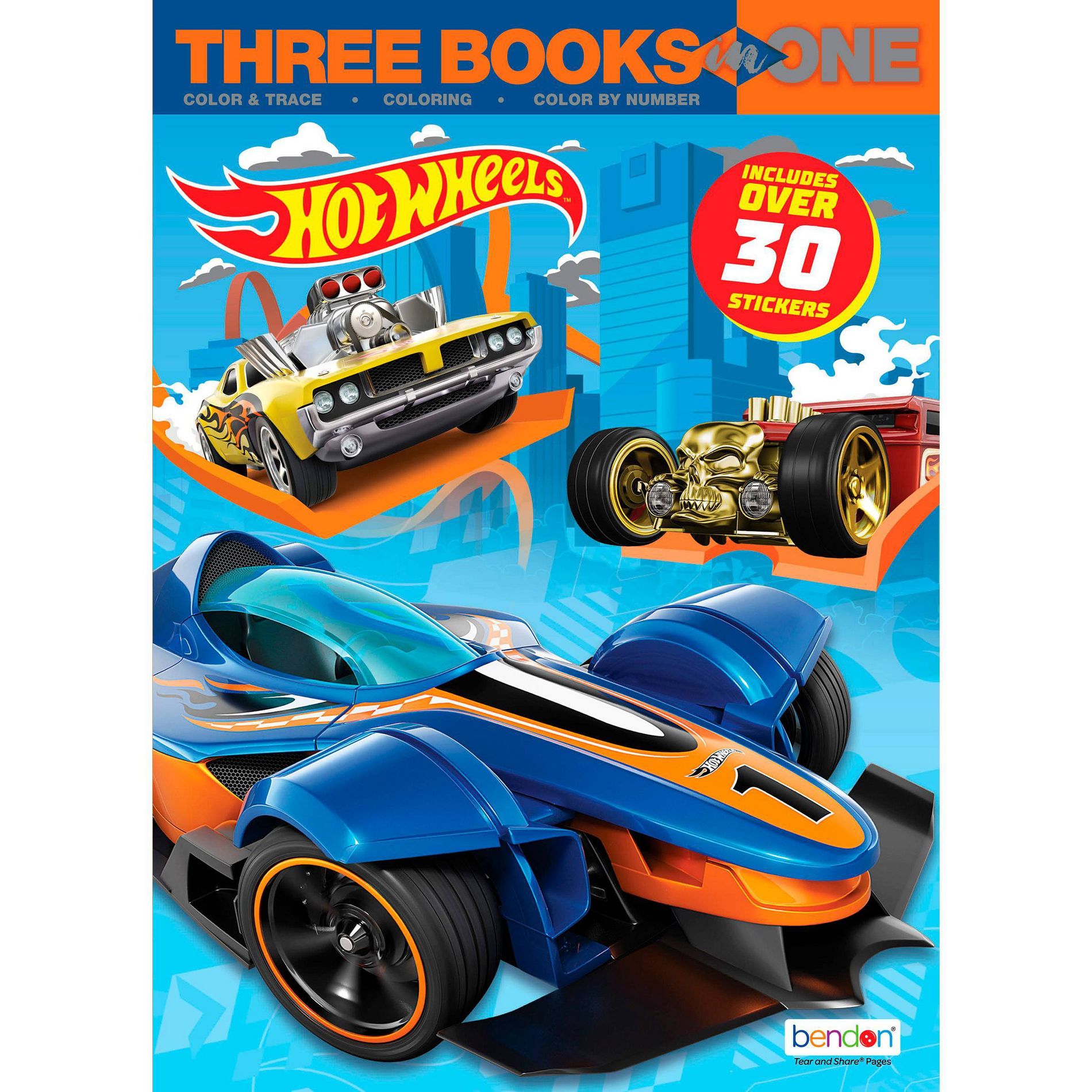 Hot Wheels 3-in-1 Activity Book