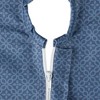 Design Imports French Blue Tonal Lattice Print Outdoor Tablecloth With Zipper 60 Round - 3 of 4