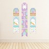 Big Dot of Happiness Spring Easter Bunny - Hanging Vertical Paper Door Banners - Happy Easter Party Wall Decoration Kit - Indoor Door Decor - 3 of 4