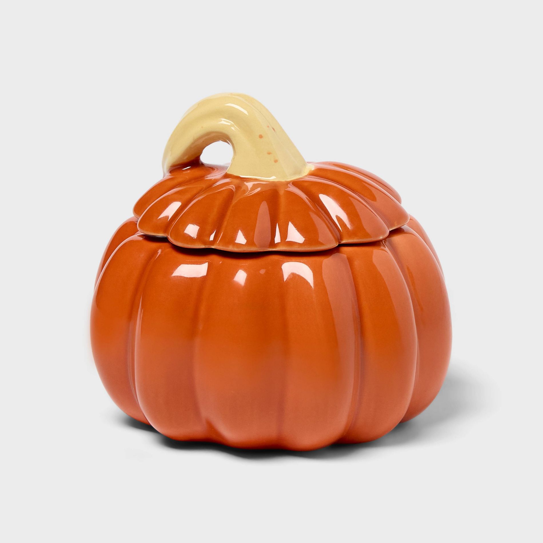 Pumpkin Figural Ceramic Strawberry Pumpkin Jar Candle - Room Essentials™