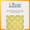 Filter-Monster Pleated HVAC Air Conditioner Furnace Replacement Air Filter - 4 of 4