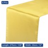 Unique Bargains Banquet Party Satin Fabric Smooth Soft Shiny Table Runner 12 x 108 Inch 6 Pcs - 2 of 4