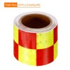 Unique Bargains Square Pattern Cars Waterproof Adhesive High Visibility Safety Reflective Tape - 2 of 4