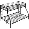 DOMETOUR Twin Over FULL Metal Bunk Bed , No Box Spring Needed, Large Under Bed Storage, Easy Assemble - 2 of 4