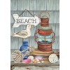 Beachy Vibes Summer House Flag Nautical Rustic Lantern 28" x 40" Briarwood Lane - 3 of 4