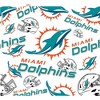 NFL Miami Dolphins 24oz All Over Venture Lite Water Bottle - 2 of 4