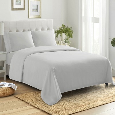 Photo 1 of 4 Piece 100% Cotton 400 Thread Count Sheet Set by Sweet Home Collection™ King