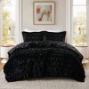 Lyngins 2 PCS Solid Faux Fur & Faux Mink Comforter Mini Set – Twin/Twin XL, Hypoallergenic, Machine Washable, Bedding Set with Sham - 2 of 4