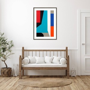 Amanti Art A Colorful Existence IV by Sylvie Hamou Wood Framed Wall Art Print - 1 of 4