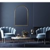 Arched Metal Wall Mirror Gold - Storied Home - 2 of 4