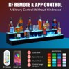COZONY LED Liquor Display Shelf, Remote App Control 16 Color Music Sync Lighted Bar Shelves - 2 of 4