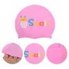 Unique Bargains Kid's Silicone Snail Swim Cap 1 Pc - 3 of 4