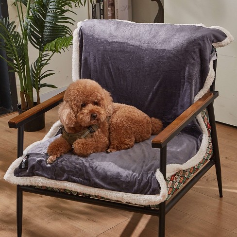 Kritter Planet Puppy Blanket Super Soft High Pile Dog Blankets And Throws Cat Fleece Sleeping Mat For Pet Small Animals 45x30 Grey Target