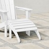 WestinTrends All-Weather Outdoor Patio Poly Adirondack Ottoman Footrest - 2 of 4