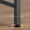 Grey Console Table, Narrow Sofa Table, 39.4" Behind Couch Table for Living Room,Industrial Hallway Table for Entryway - 3 of 4
