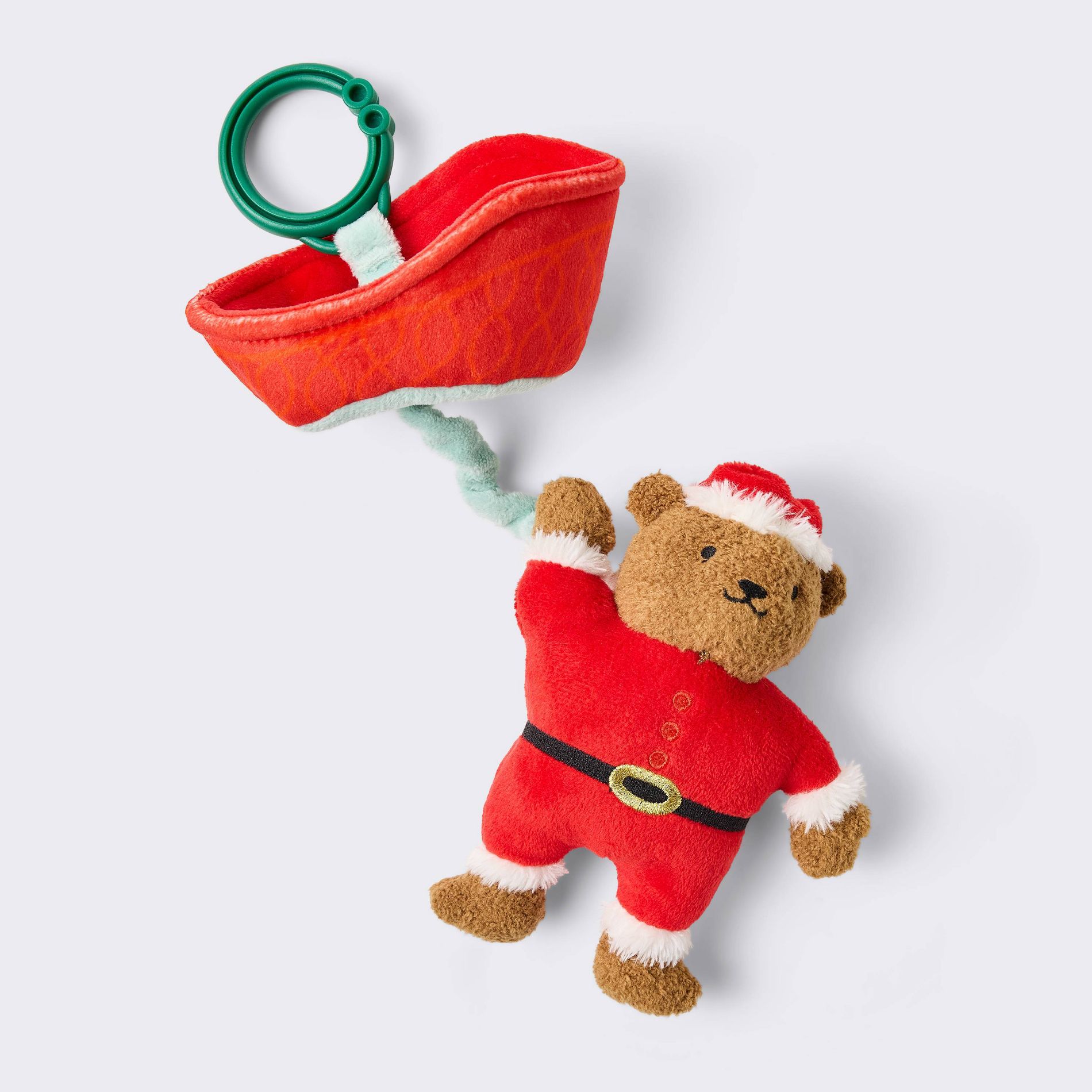 Holiday Santa Bear Pull Toy - Cloud Island™