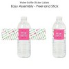 Big Dot of Happiness Let's Go Glamping - Camp Glamp Party or Birthday Party Water Bottle Sticker Labels - Set of 20 - 2 of 4