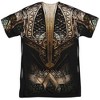 Men's Justice League Movie Aquaman Uniform (Front Back Print) Short Sleeve Costume T-Shirt - 3 of 4