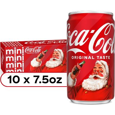Coca-Cola Soda - 10pk/7.5 fl oz Mini-Cans