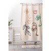 Emanuela Carratoni Line Art Portraits Memory Foam Bath Rug Pink - Deny Designs: Microfiber, Machine Washable, Non-Slip - 3 of 3