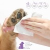 Pursonic Lavender Scented Pet Wipes – 12 Packs of 100 (1200 Total) Extra Large Wipes for Gentle Cleaning & Deodorizing - 2 of 3