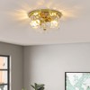 Flush Mount Ceiling Light Farmhouse Kitchen Island Ceiling Light with Bubble Glass Close to Ceiling Light Fixture - 3 of 4