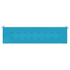 vidaXL Garden Bench Cushion Blue 78.7"x19.7"x1.2" - Durable Oxford Fabric Outdoor Cushion with Foam Filling, Lightweight and Sized for Most Benches. - 4 of 4
