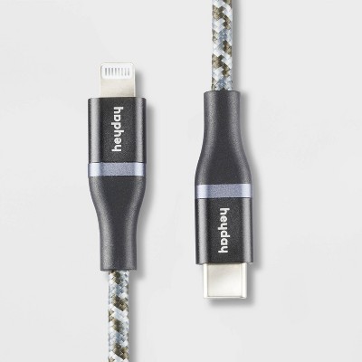 3' Lightning To Usb-c Round Cable - Heyday™ White : Target