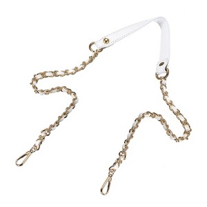 Unique Bargains Metal Corrosion-Resistant PU Leather Purse Flat Chain Strap - 1 of 4