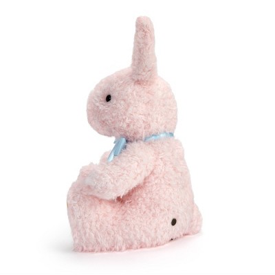 FAO Schwarz 12&#34; Pink Bunny with Orange Footpad Toy Plush