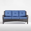 Gymojoy Outdoor 3-Seat Sofa PE Wicker Sofa Rattan Patio Sofa Couch For Garden - 4 of 4