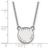 Black Bow Jewelry Sterling Silver Theta Phi Alpha Greek Life Necklace 18 Inch - 2 of 4