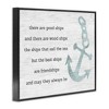 Stupell Industries Inspirational Friendship Quote Boat Ship Anchor Silhouette, 14" x 11" - 3 of 4